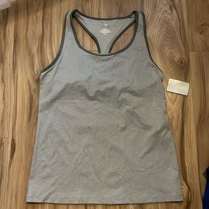 XL Gray Aerie Fit Athletic Work Out Tank with built in bra - NWT
